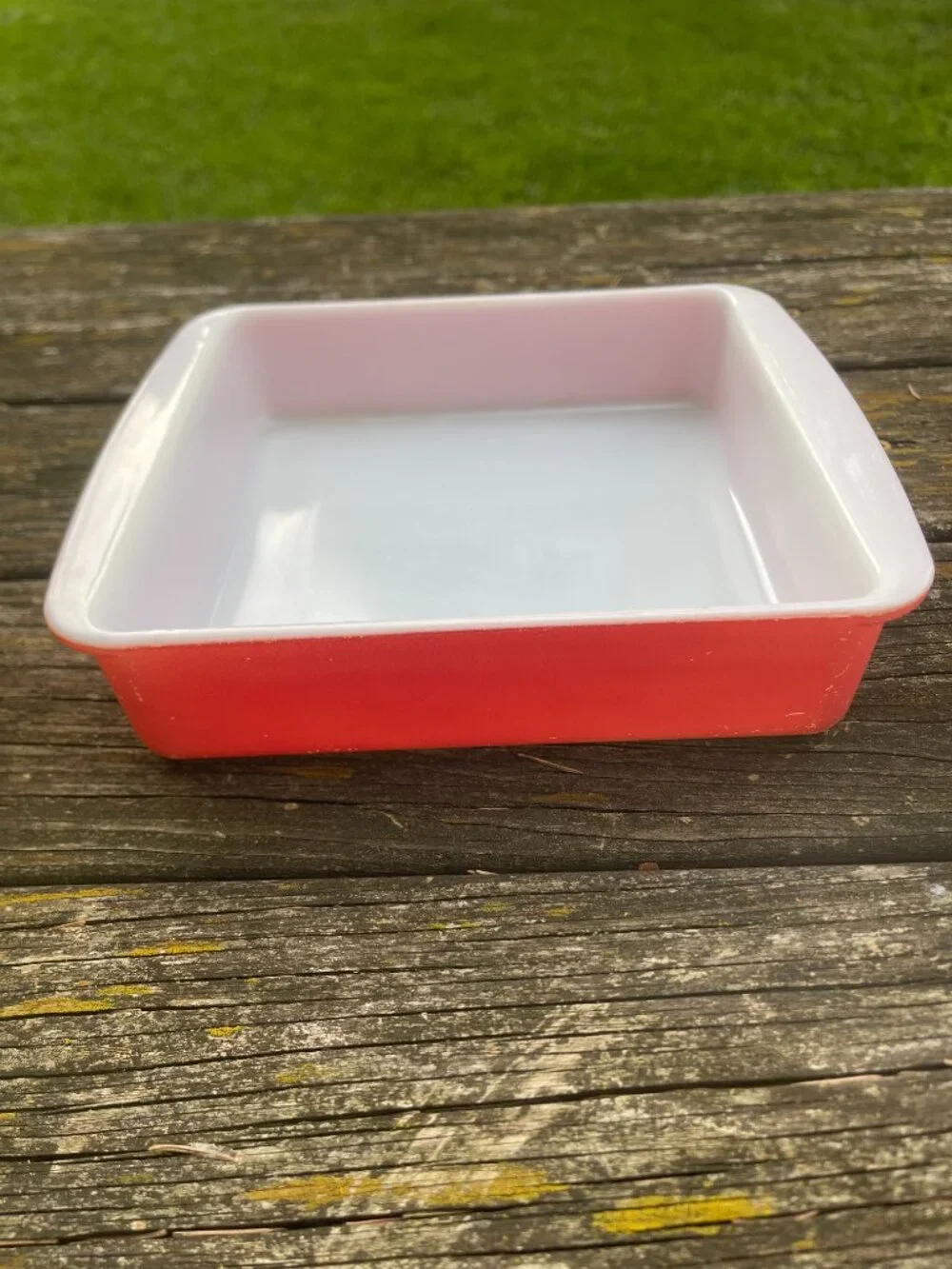 Vintage Pyrex Set of Three Baking Dishes Citrus Colors